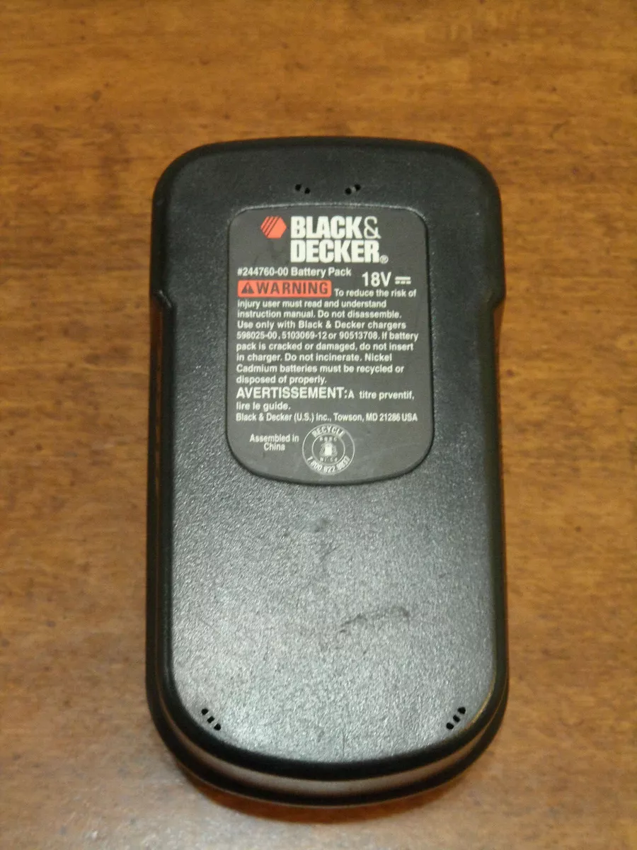 Black and decker slide pack battery hot sale