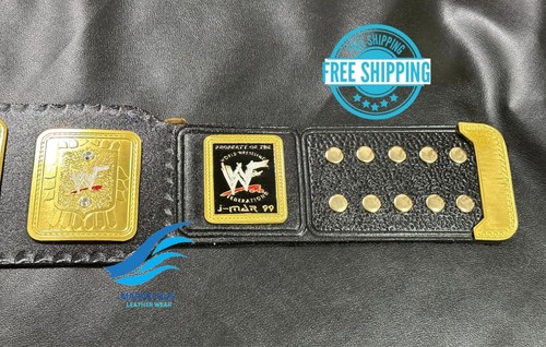 Attitude Era Big Eagle Championship Wrestling Belt Replica 4mm Brass Adult Size - Picture 6 of 6