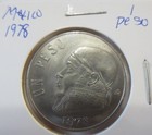 1978 MEXICO 1 PESO COIN — photo 1