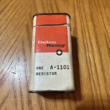 Vintage DELCO REMY A-1101 Resistor NOS