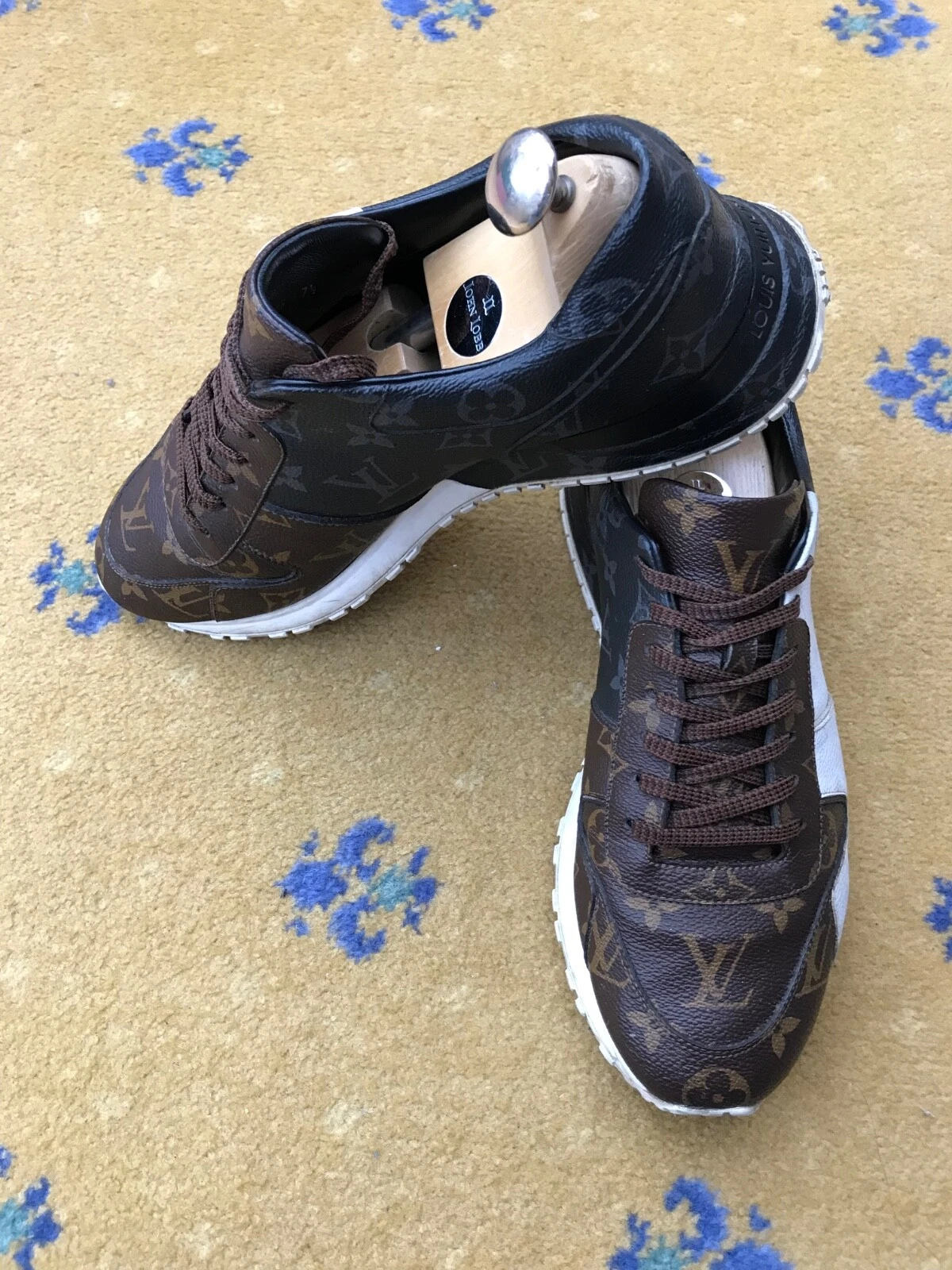 LOUIS VUITTON TRAINER Louis Vuitton Scarpe da Ginnastica Sneaker Run Away Monogram Uomo UK 7.5 US 8.5 41.5