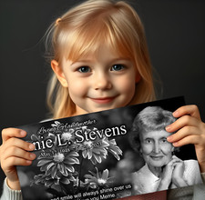 Custom Stone Memorial Grave Marker Granite Plaque Human headstone pet