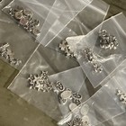 10 Packs Of 10. 3D Cross Nail Art Charms Vintage Silver Metal Chrome