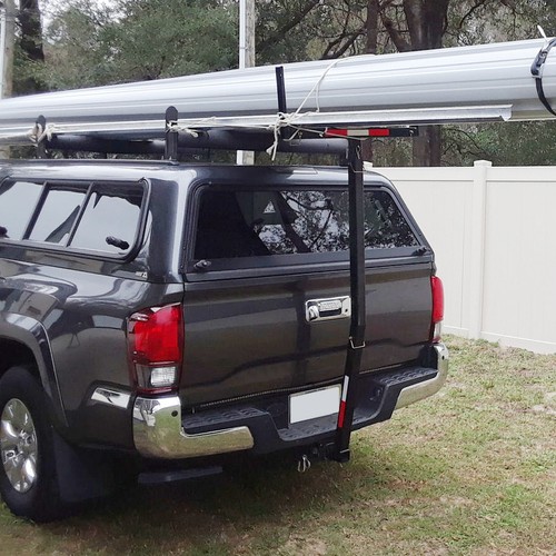 Pick Up Truck Bed Hitch Extender Extension Rack Boat Kayak Canoe Lumber - Picture 7 of 21