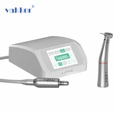 Brushless Dental Electric Motor w/ 1:5 Fiber Optic Handpiece Contra Angle