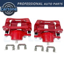 Front Red Brake Calipers For 2011-2016 Hyundai Sonata Kia Optima 2.0l 2.4l 2pcs