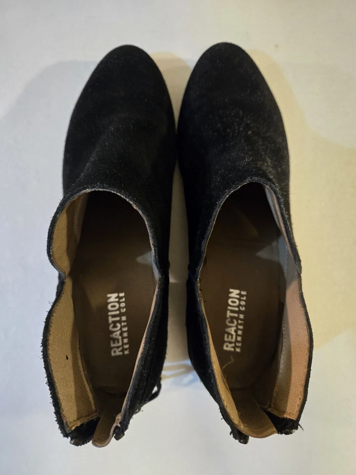 Kenneth Cole REACTION Size 9 Women's Side Zip Low Heel Ankle Booties Casual - Изображение 3 из 4