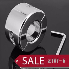 880g Heavy Stainless Steel Scrotum Stretchers Scrotum Ring Locking Pendant Ball
