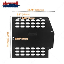 UTV CNC Black Battery Cover Black Aluminum Plate For Can Am Maverick X3 Max RR