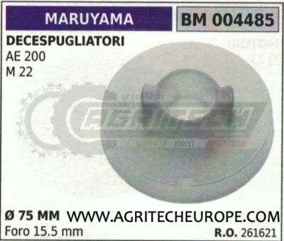 261621 STARTER PULLEY BRUSHCUTTER MARUYAMA AE200 M22 Ø75