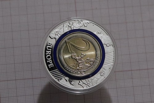 ๐งญ๐ซ๐ท FRANCE 2 EURO 2020 DE GAULLE WITH POLYMER RING B79 ZP7 - Picture 2 of 2