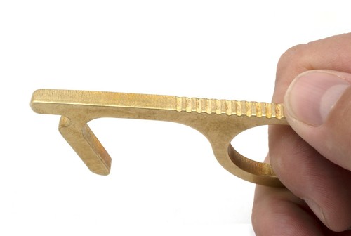 Premium Antimicrobial EDC Hands Free Push Pull Door Opener No Touch Multi Tool - Picture 6 of 9