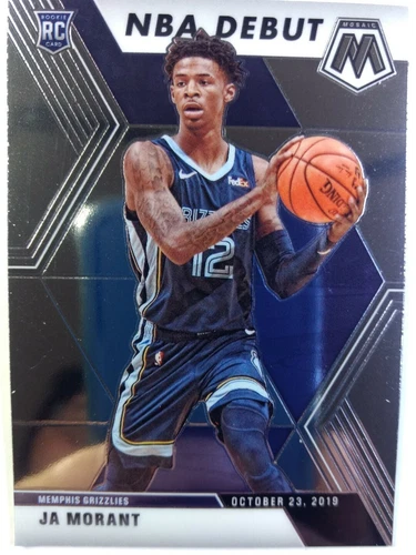 2019-20 Panini Mosaic NBA Debut Ja Morant Rookie RC #274, Memphis Grizzlies