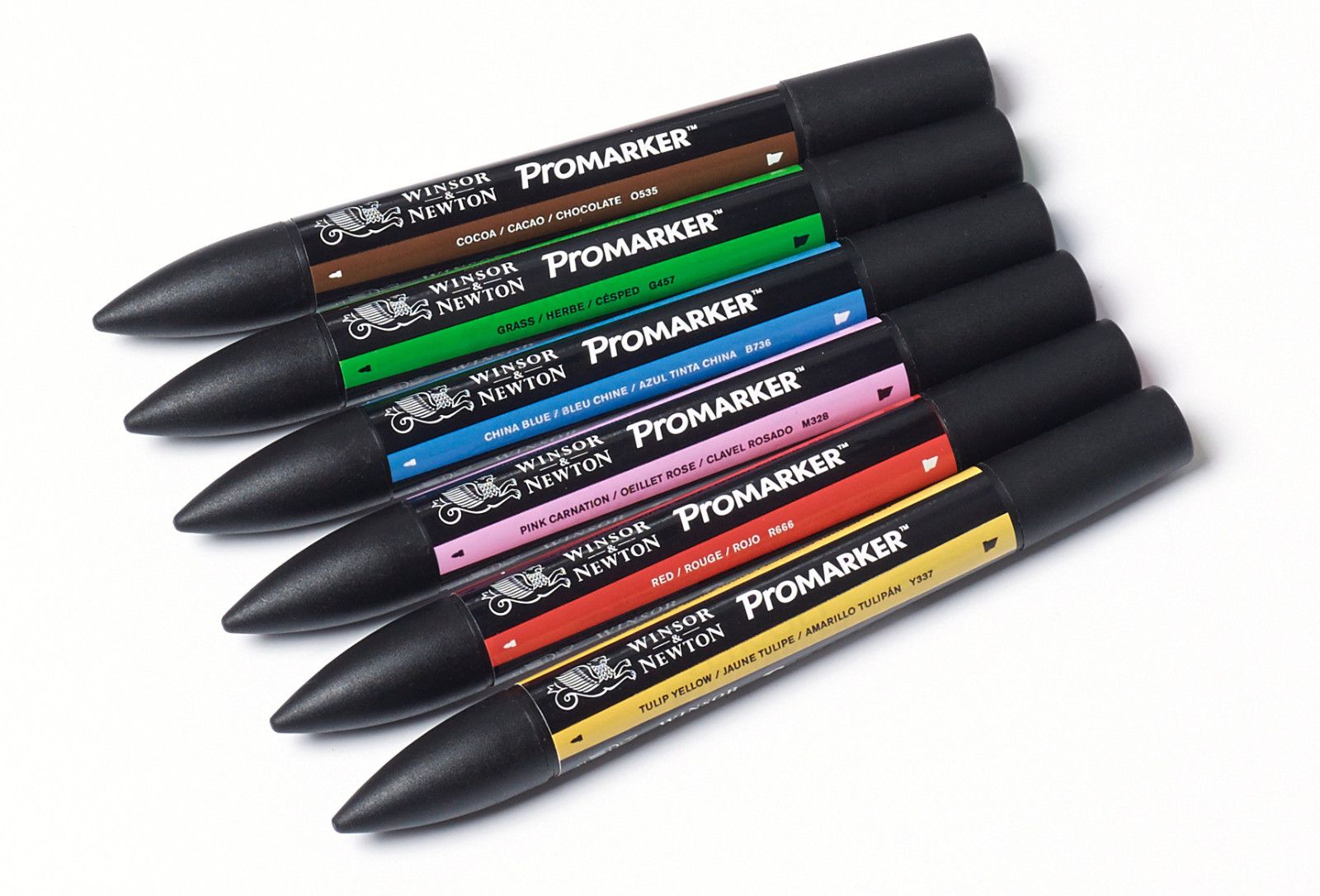 Promarker Letraset Pantone set 6 Pennarelli Winsor&Newton Set Toni Medi Pantoni