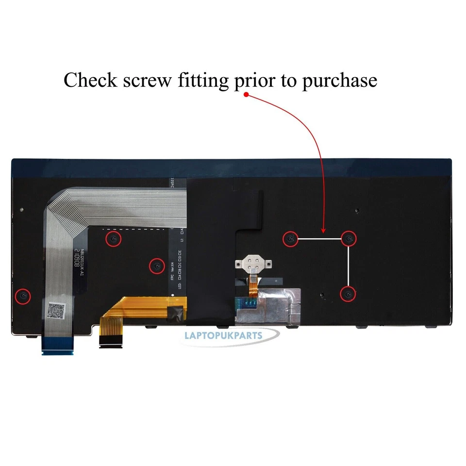 Teclado portátil para Lenovo Thinkpad T460S T460P T470S T470P diseño Reino Unido Foto 4 de 4