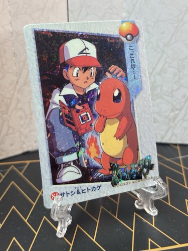 Pokemon Vintage Pocket Monsters Vending HOLO Prism Sticker 1999 Bandai Nintendo - Picture 5 of 7