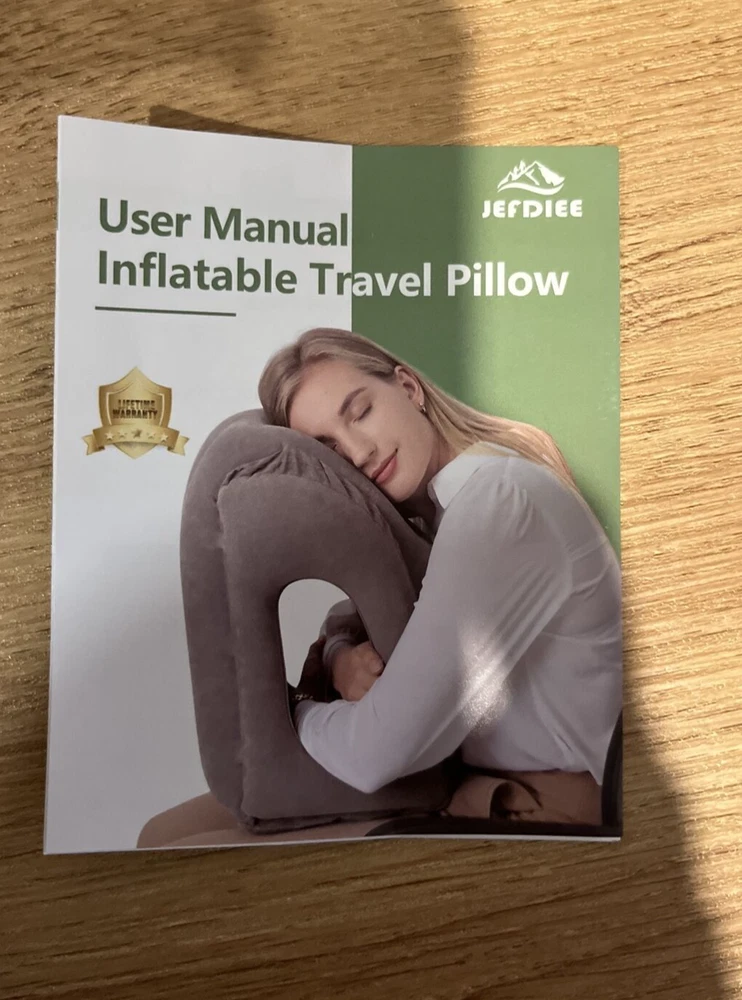 Ultra-Comfort Inflatable Travel Pillow for Neck and Head Support  