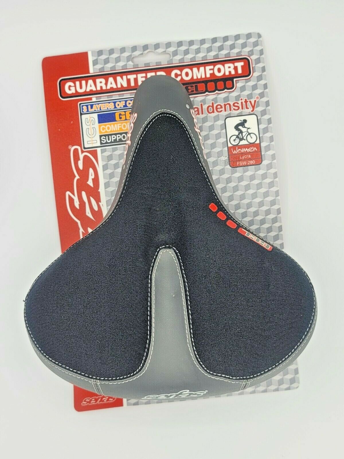 Serfas Lycra FSW280 Reactive Gel Dual Density Bike Seat eBay