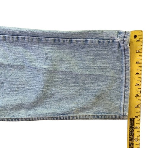 Levis 554 Relaxed Jeans Mens 34x32 VTG 80s Baggy Wide Leg Light Wash USA Made - Picture 13 of 13