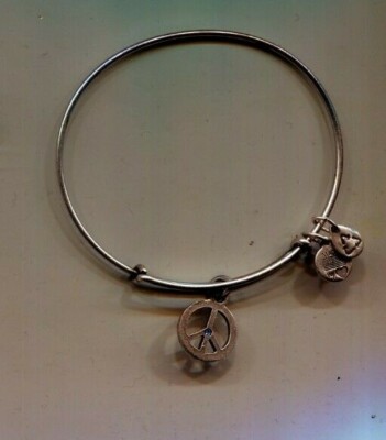 ALEX ANI blue peace sign bracelet UK