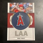 2023 Topps MIKE TROUT Commemorative Team Logo Patch Relic Card #TLP-MT