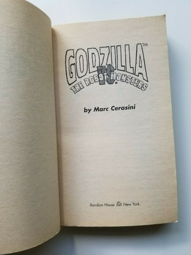 Godzilla VS The Robot Monsters by Marc Cerasini 1998 1st Print 9780679888284 | eBay
