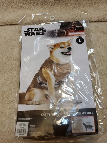 Star Wars Chewbacca Hundekostüm LARGE Halloween von Fetch - Bild 1 von 4