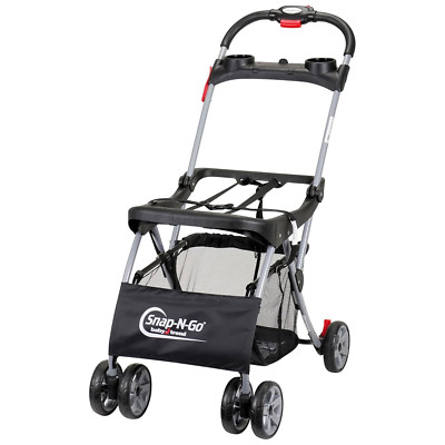 Lightweight Snap N Go EX Infant Car Seat Carrier with Cup Holders, Black