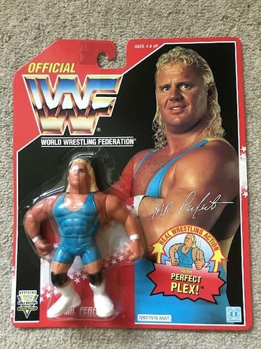 WWF HASBRO MOC MR PERFECT RED CARD - READY FOR GRA...