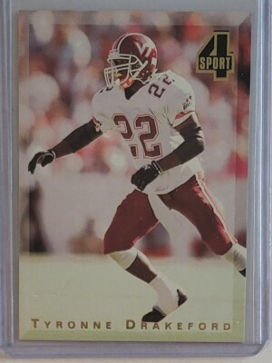 1994 Classic 4 Sport #109 Tyronne Drakeford Virginia Tech Hokies