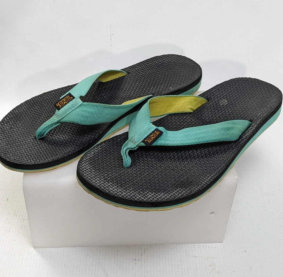 Sandálias tanga chinelo Teva tamanho 6 originais - Imagem 3 de 4