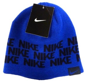 Nike Signature Blue Knit Beanie Skull Cap Youth Boy's 8-20 NWT 617846179991 | eBay