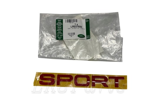 Range Rover Sport 06-13 Limited Edition Tailgate Red Letter Badge ...