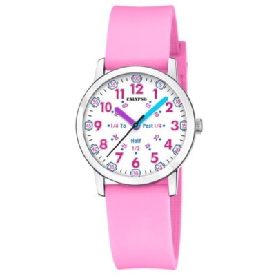 CALYPSO Kinder Analog Quarz Armband Uhr FIRST WATCH K5825/2 Kunststoff 33 mm