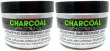Lot 2 Hair Chemist Charcoal w/ Citrus Oil Detoxifying Hair Treatment Mask 8oz Ea