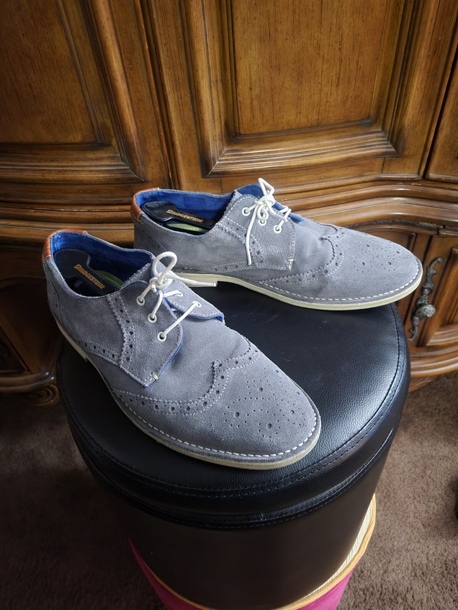 Ted Baker Jamfro Suede Wingtips, Size 12 Purple TED BAKER JAMFRO Suede Oxford Wingtip Dress Shoes  main image 2