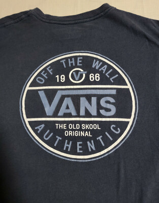 Vintage Vans Off the Wall Skateboard Classic Graphic Tee T-Shirt 