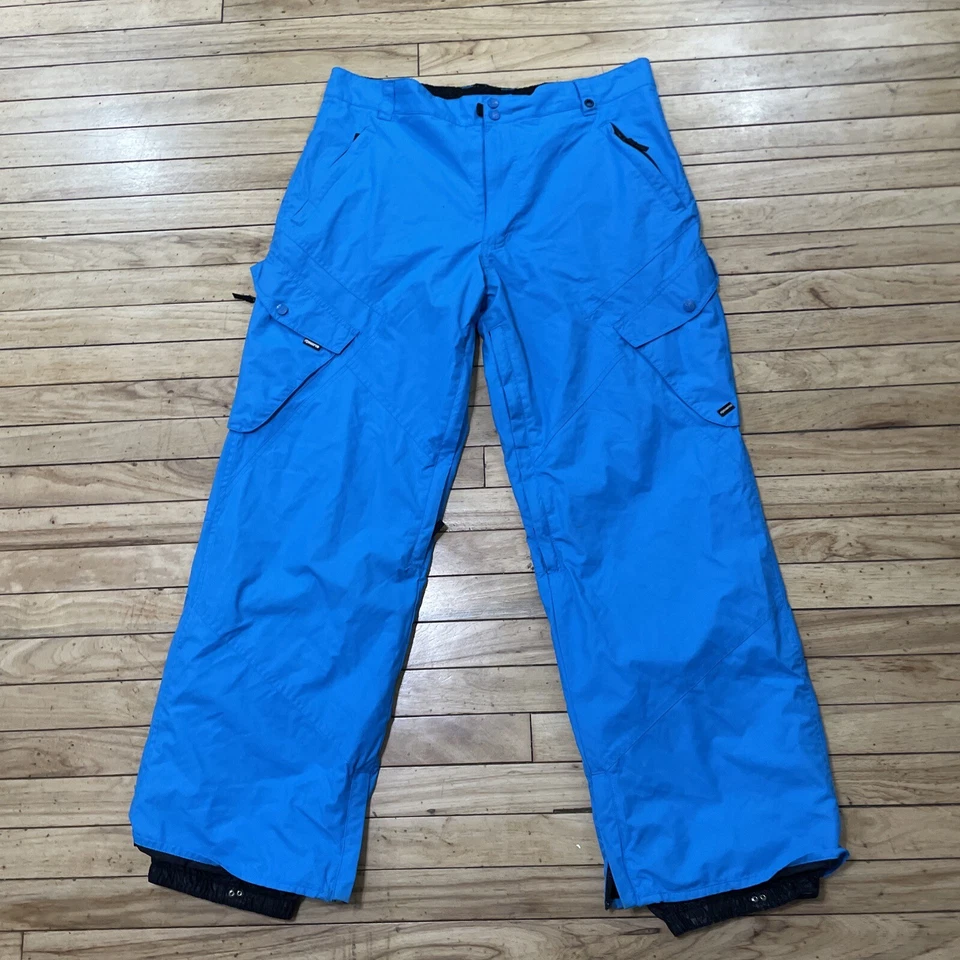 Pantalones de Nieve RIPZONE 5k Forrados Adultos Hombres XL Núcleo Esquí Azul Carga Cremalleras Aire Libre Activo Foto 3 de 4