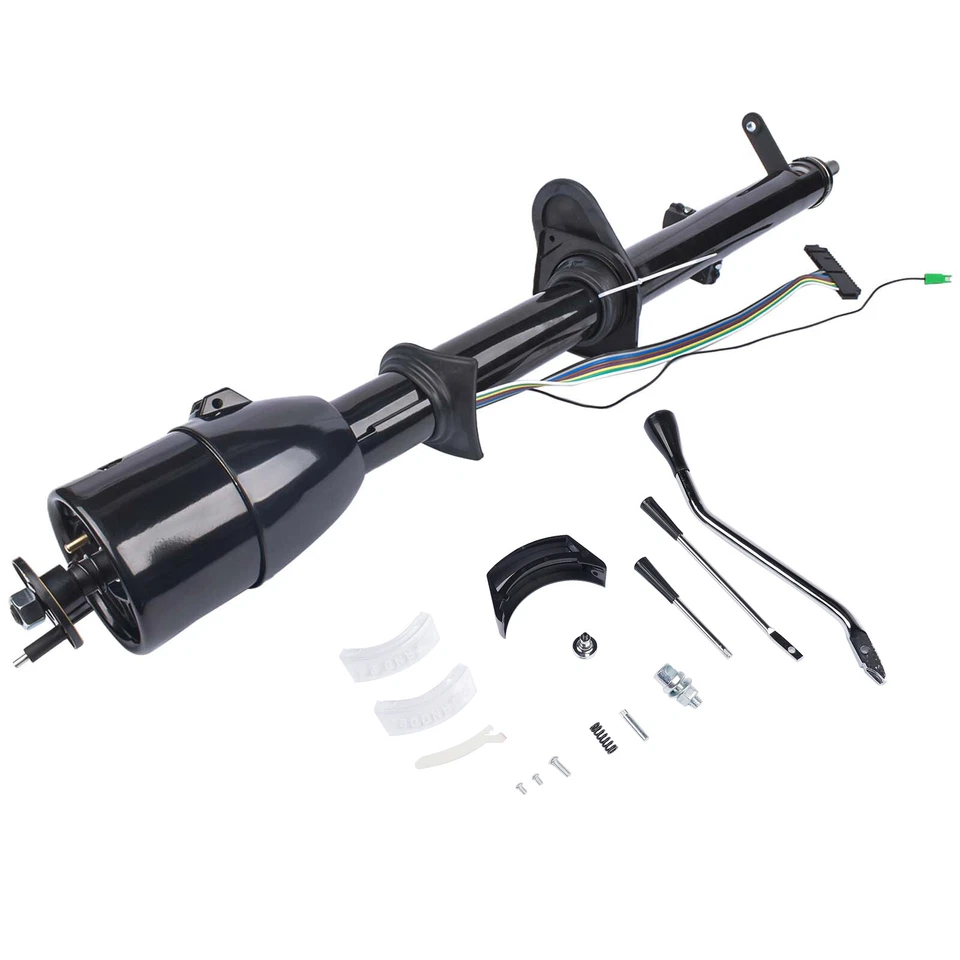 For 1967-72 CHEVY GMC C-10, C-20 Truck Tilt 35" Auto Shift Steering Column Black - Image 4 of 4