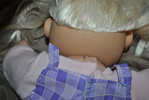 PLAY ALONG Cabbage Patch GIRL 1978 2004 OAA PA-23 Xavier Roberts 17" DRESS Blond - Picture 4 of 6