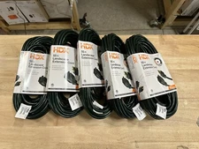 HDX 55 Ft. 16/3 Green Outdoor Extension Cord (5-Pack)