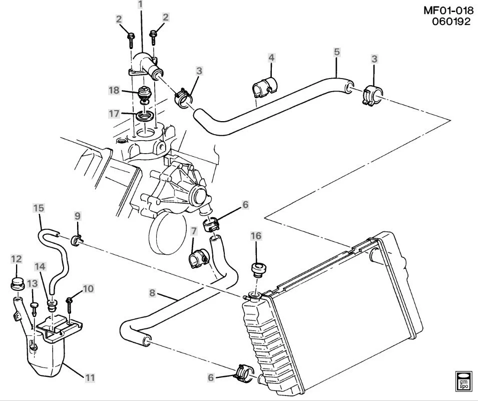 52486940 Novo Radiador NOS 1993-2002 Chevrolet Camaro Pontiac Firebird 3.4L, 3.8L - Imagem 2 de 4