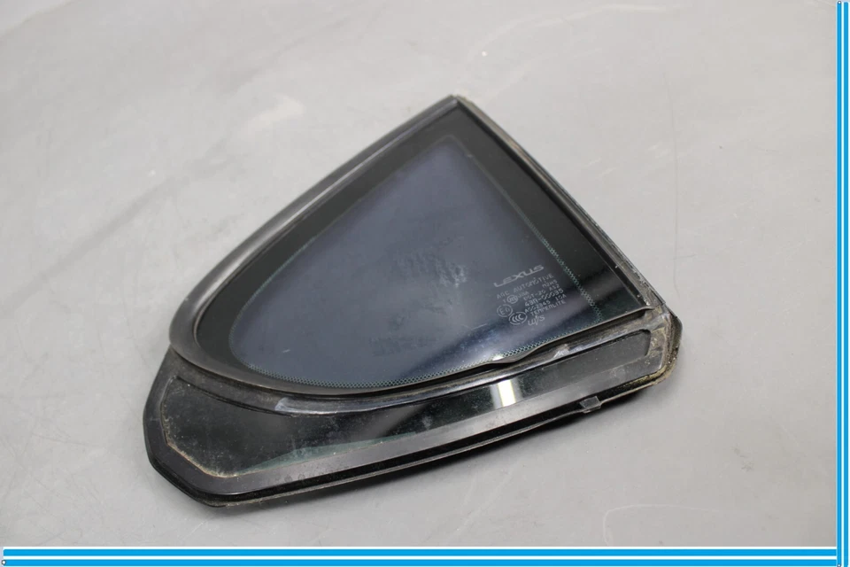 07-17 Lexus LS460 Puerta trasera derecha pasajero esquina cuarto ventana vidrio OEM Foto 2 de 4