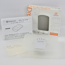 Dreamcast MEMORY CARD 4X HKT-4100 SEGA Official Boxed 2190 dc