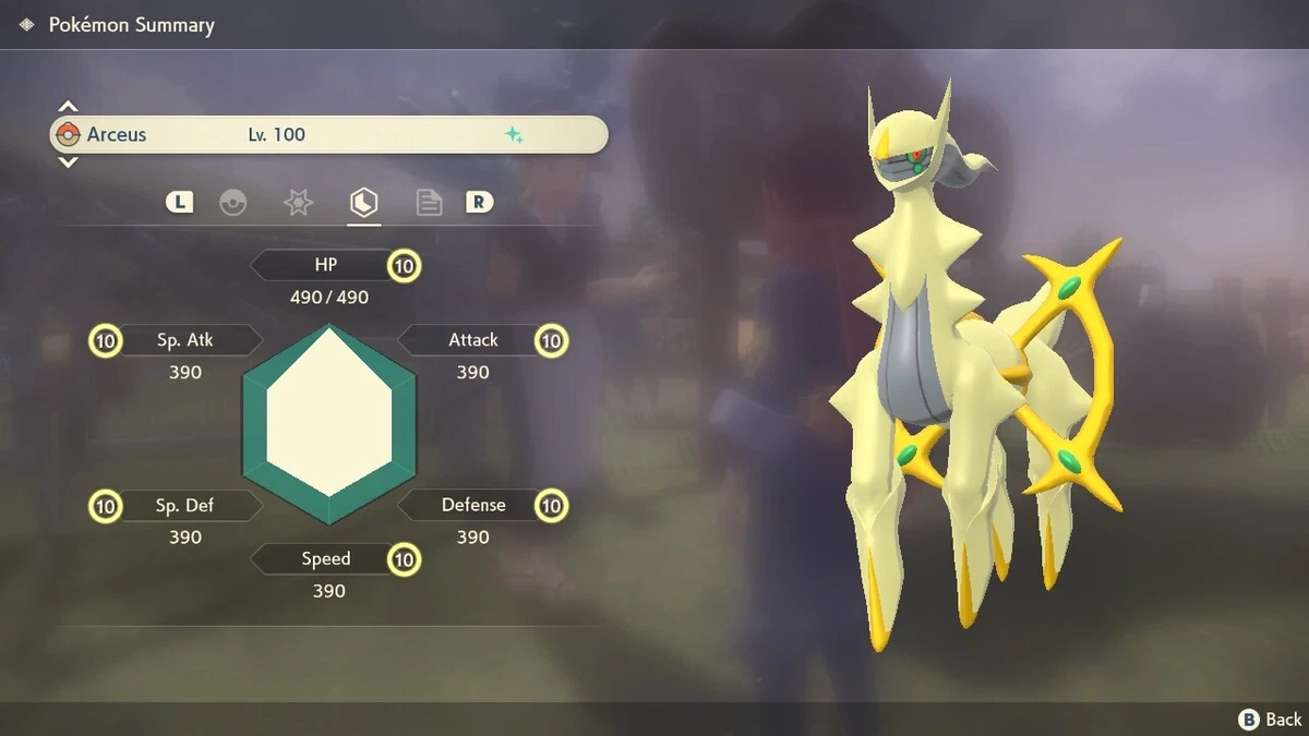 Arceus Shiny ✨ Leggende Pokémon Arceus 6 IV Max Effort Custom OT