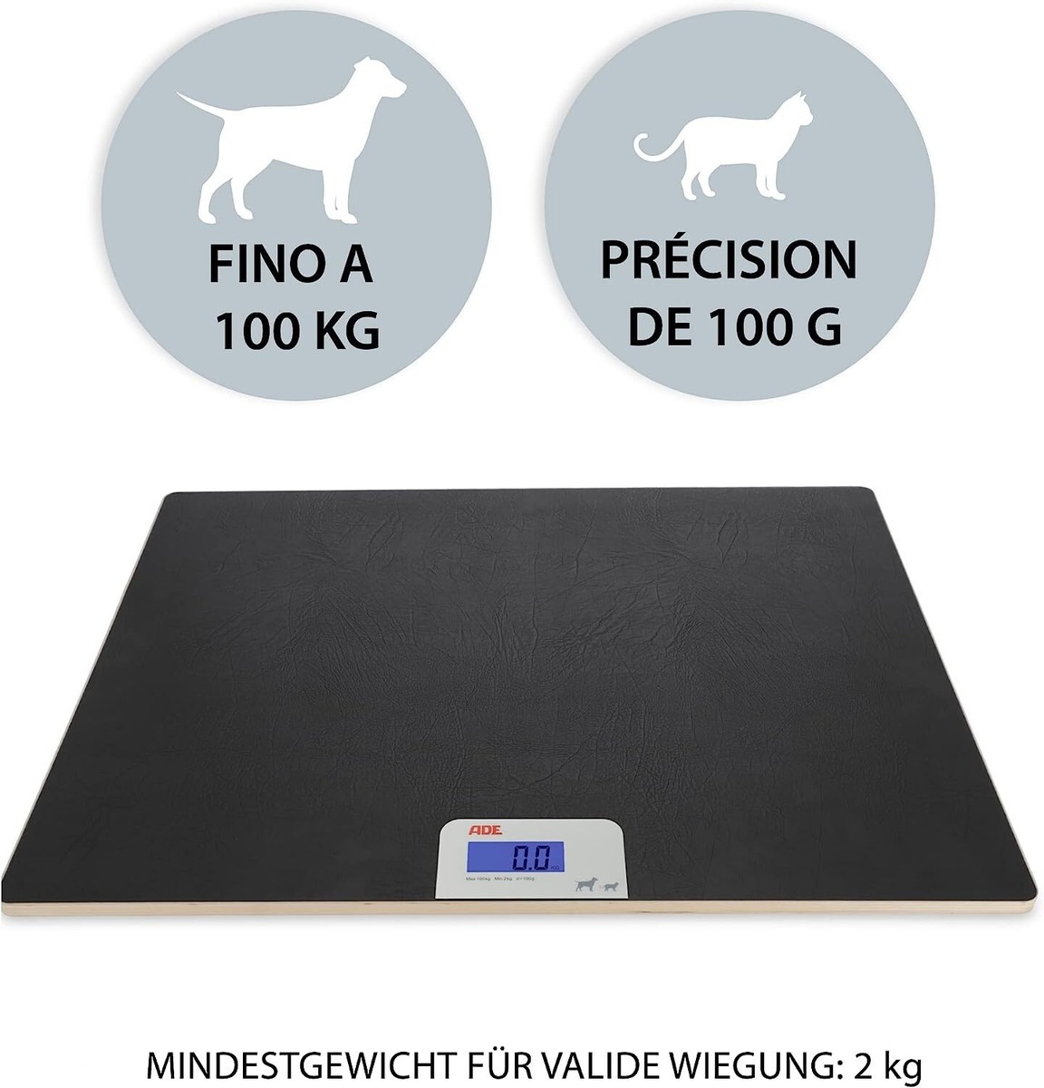 Bilancia Veterinaria Elettronica 300kg - Acciaio Inox, Display LCD, Per Cani E Animali Grandi - Foto 3