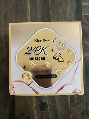 24k Collagen Face Powder Light Color 1 New 3 Layers NIB