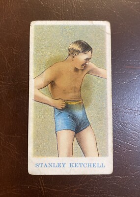 1910 E75 American Caramel STANLEY KETCHELL Prize Fighters Boxing HOFer Champion