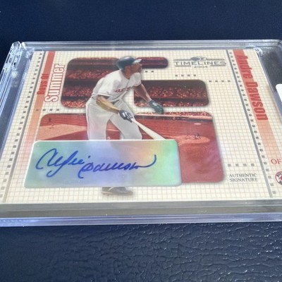 2004 Donruss Timelines Baseball Boys of Summer Andre Dawson AUTO RED SOX