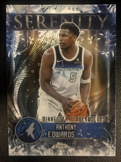 2025-26 Topps Chrome - Serenity Anthony Edwards #SY-4 Refractor